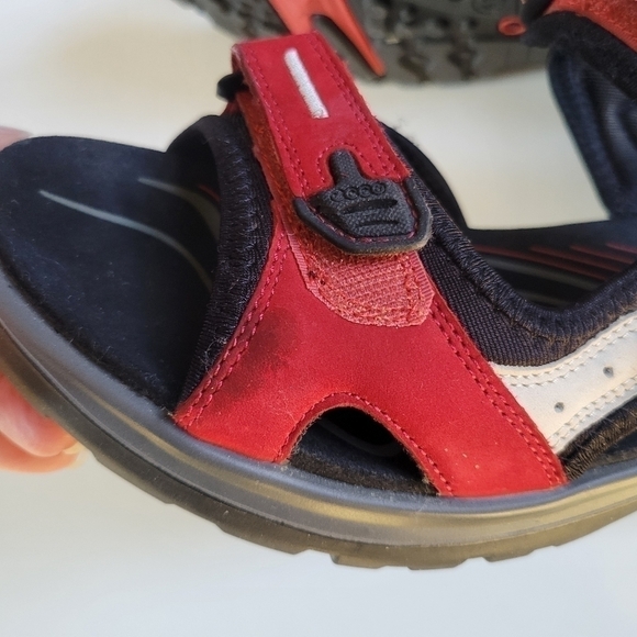 COPY - Ecco women's Off road Yucatan Sandals Chilli Red size 41. - Picture 10 of 14
